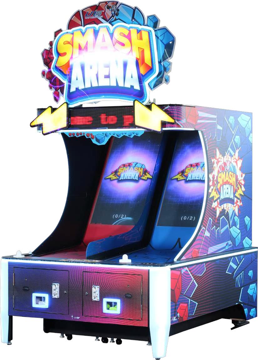 Dinibao New Arrivals Coin Operated Smash Arena Lottery Ticket Arcade Game Machine