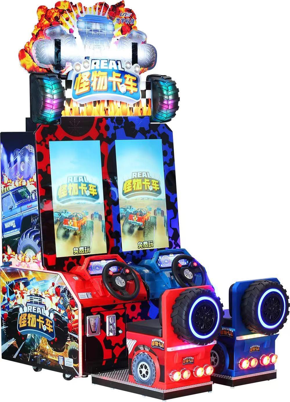 Coin Operated Big Foot Crush Arcade Video Game Machine