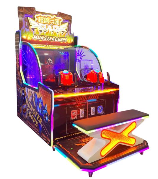 Coin Operated MONSTER CORPS Redemption shooting Game Machine