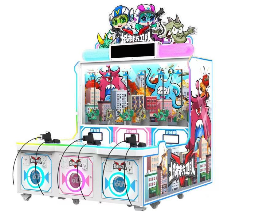 Most Popular City Defense Team Arcade shooting Game Machine