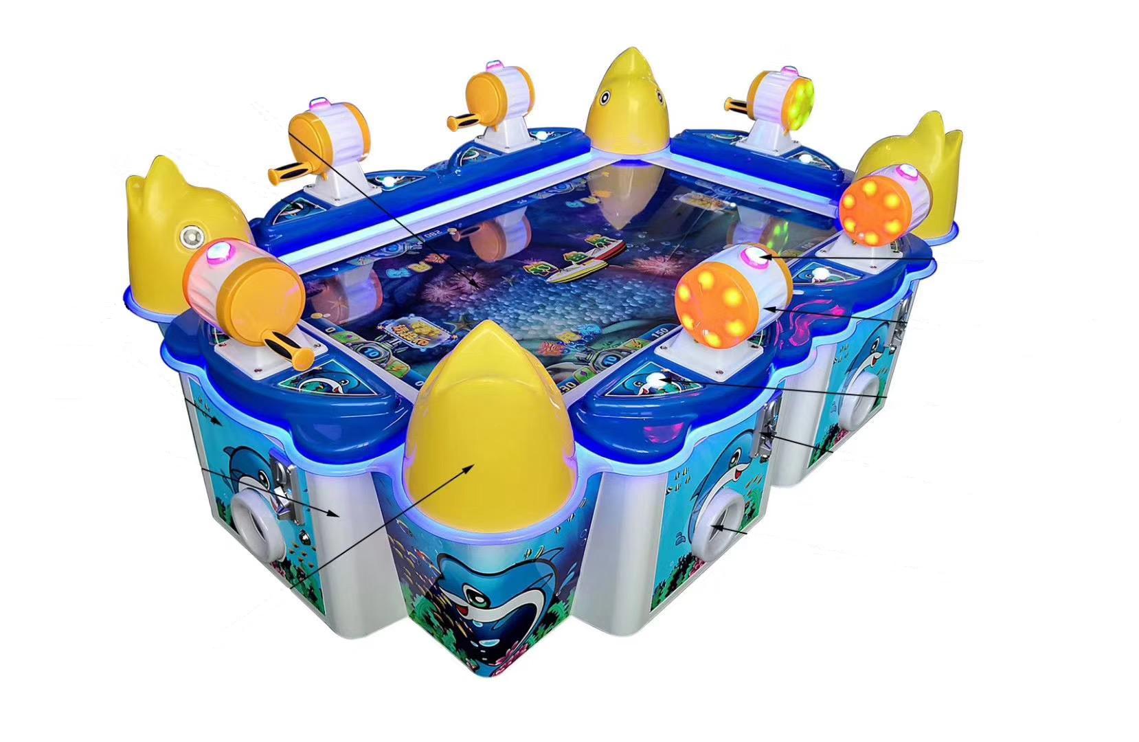 Dinibao Factory Arcade Fishing Machine 6P Game Machines