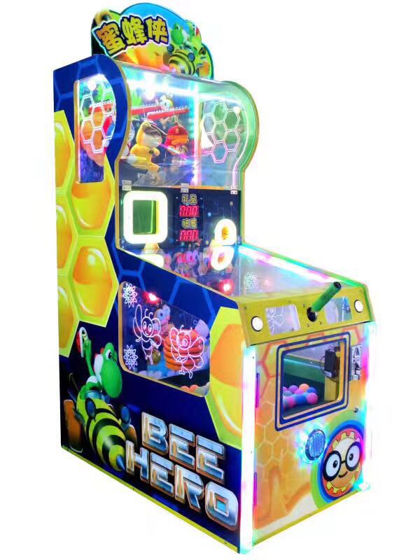 Dinibao Low Price Indoor Amusement Bee hero Ticket Redemption Machine