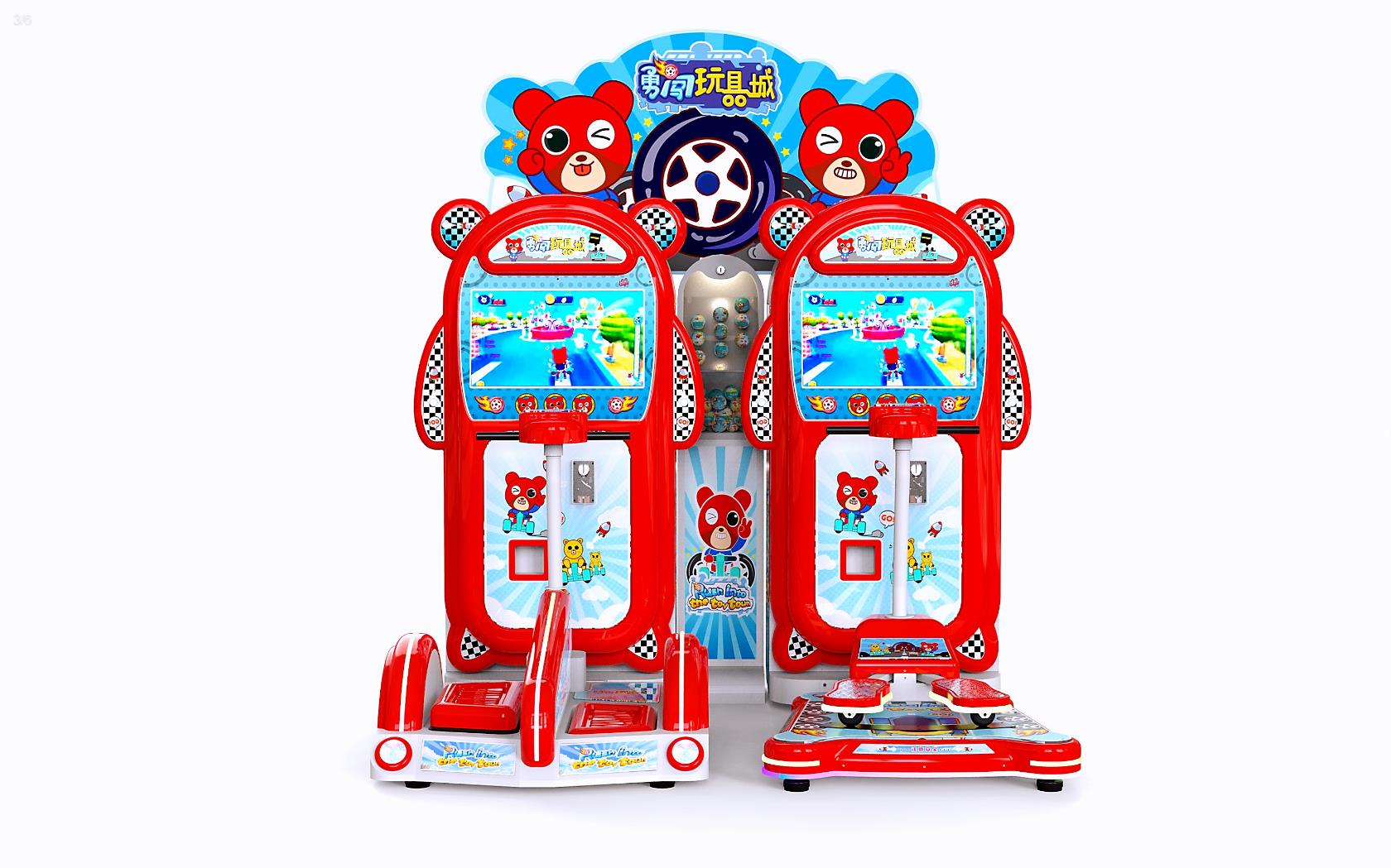 Popular with children Coin operated Rush Into Toy Town game machine