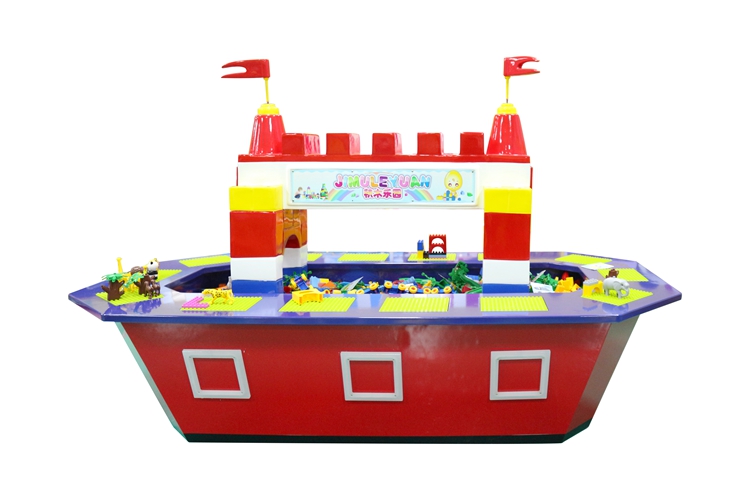 New design children building blocks Paradise building Block table for sale