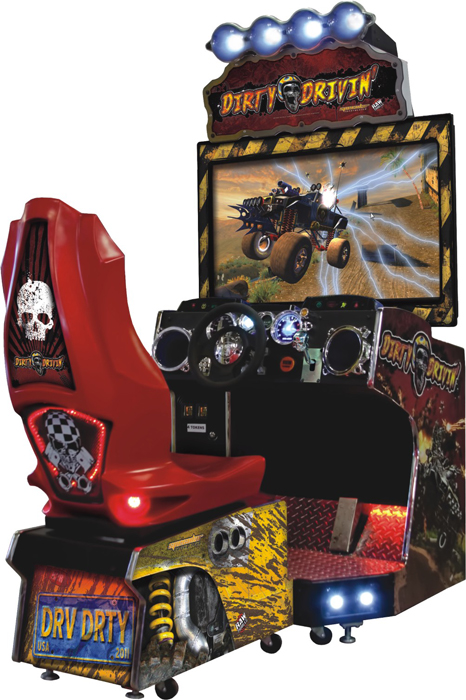 Coin operated 42 inch dirty driving simulator racing arcade game machine car driving games