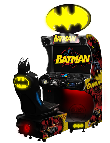 Hotselling coin operated arcade batman simulator driving car racing arcade game machine