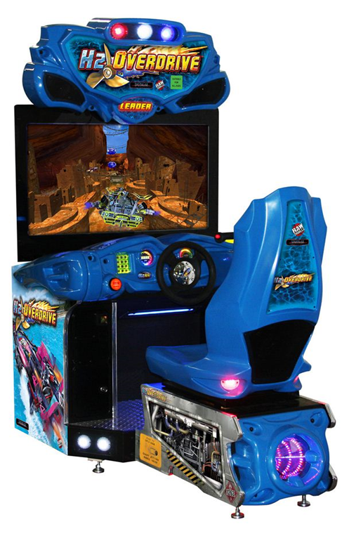 China factory sale H2 Overdrive transformers speed car driving simulator racing arcade game machine