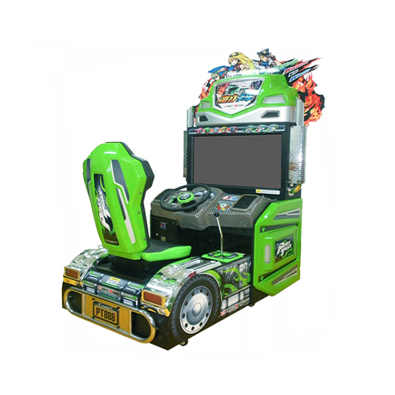 Coin operated 42 inch dynamic power truck simulator racing car arcade game machine