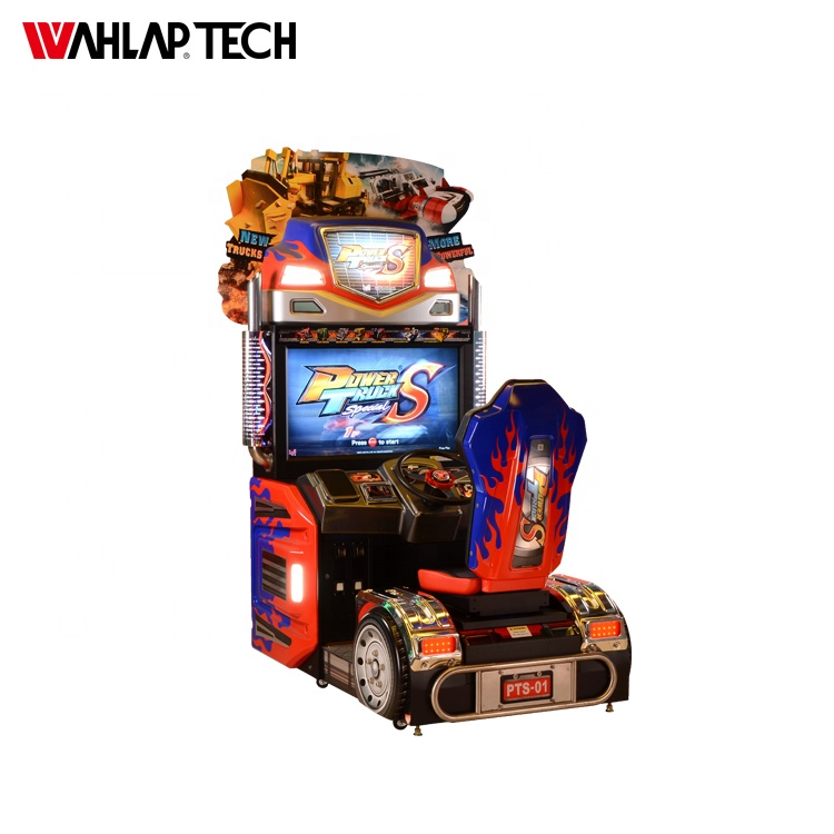 Coin operated 42 inch dynamic power truck simulator racing car arcade game machine