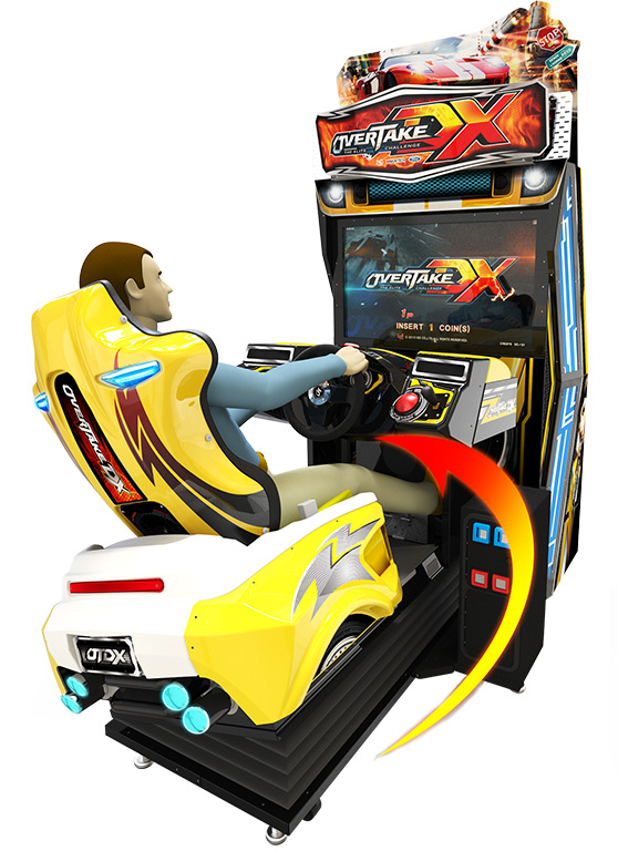 Coin operated  42 LCD overtake DX arcade driving game simulator racing  arcade game machine