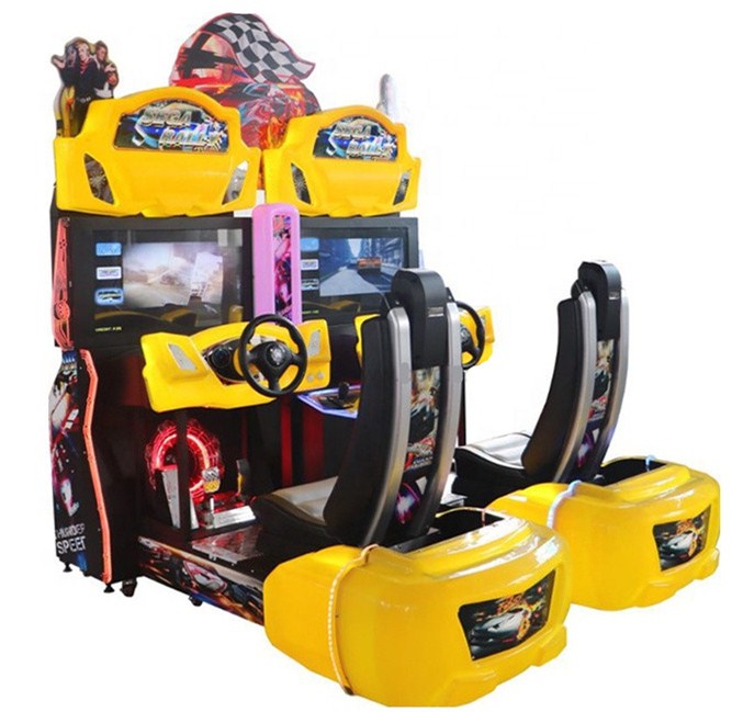 Dinibao arcade car racing game machine 2players simulator racing arcade video game machine for sale