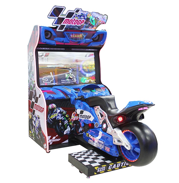 Coin operated motorcycle Gp simulator arcade motor racing arcade video game machine for sale