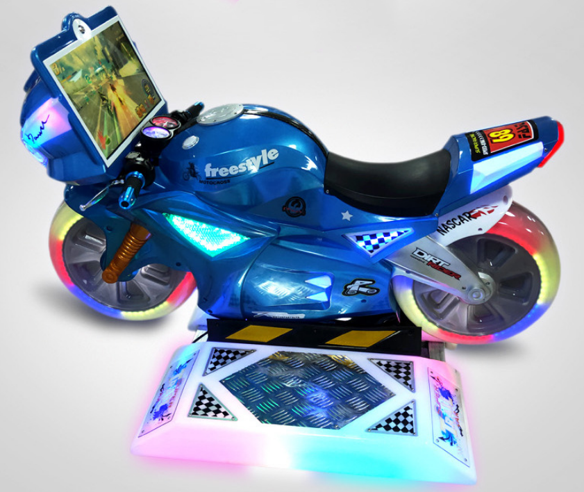Hot selling motorcycle arcade games simulator amusement super motor racing game machine for kids