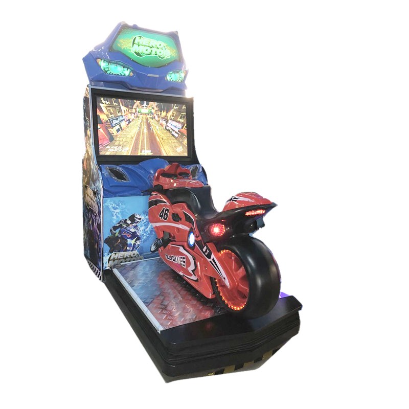 High Quality arcade Hero motor simulator indoor amusement motor arcade racing game machine