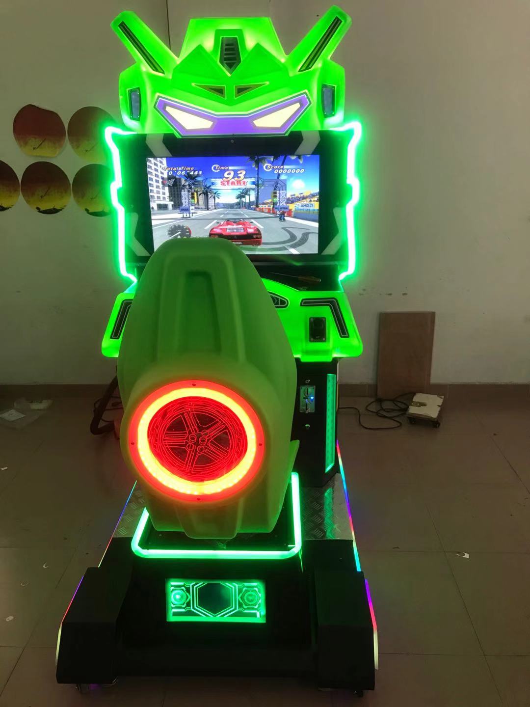 Dinibao cheap price coin operated arcade car transform car simulator racing arcade game machine