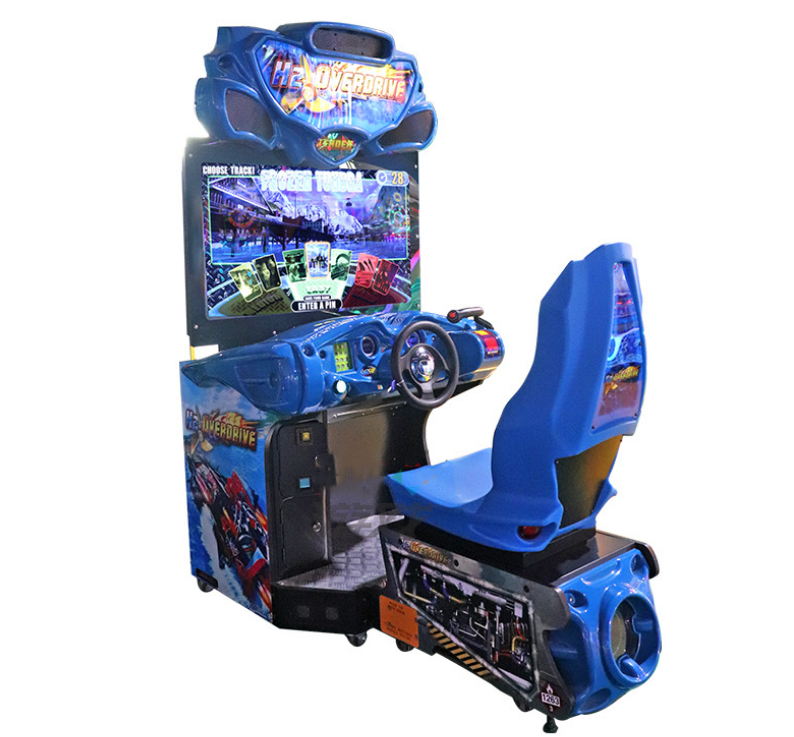 China factory sale H2 Overdrive transformers speed car driving simulator racing arcade game machine