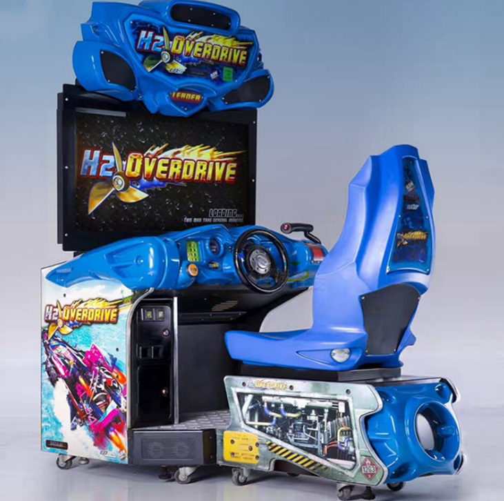 China factory sale H2 Overdrive transformers speed car driving simulator racing arcade game machine