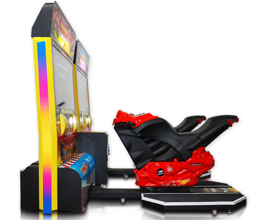 Coin operated 42"LCD manx TT motor supper bike simulator racing games machine