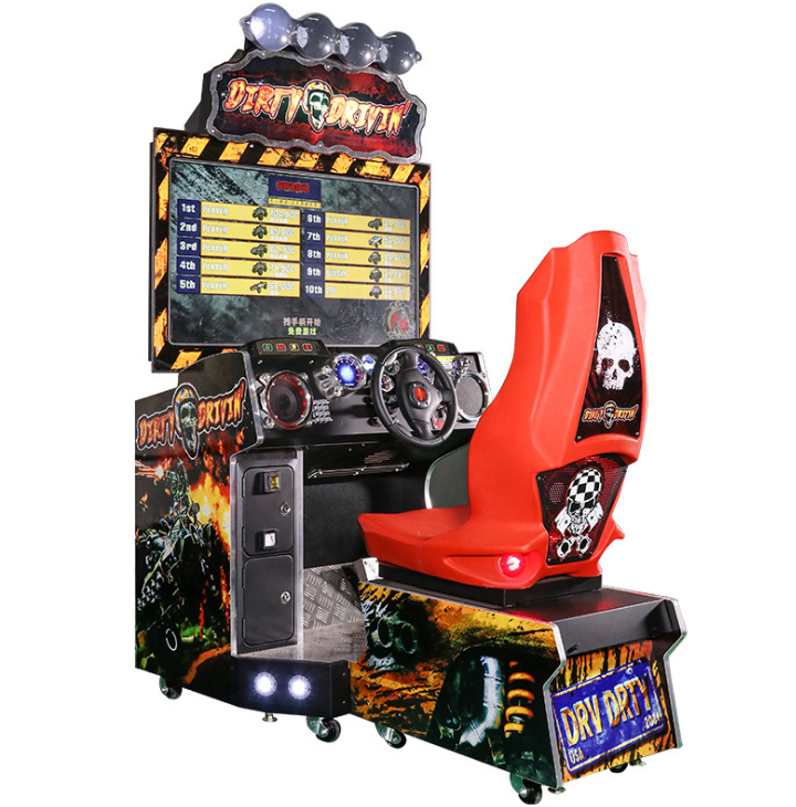 Coin operated 42 inch dirty driving simulator racing arcade game machine car driving games