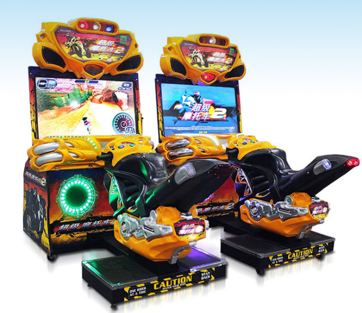 42 inch luxury FF motor racing games simulator motorcycle r arcade game machine