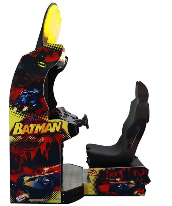 Hotselling coin operated arcade batman simulator driving car racing arcade game machine