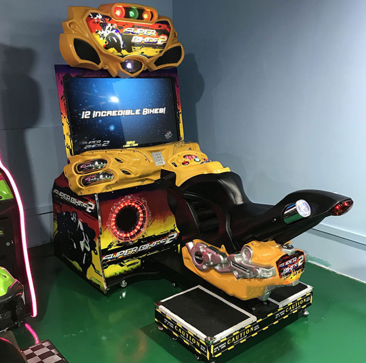 42 inch luxury FF motor racing games simulator motorcycle r arcade game machine