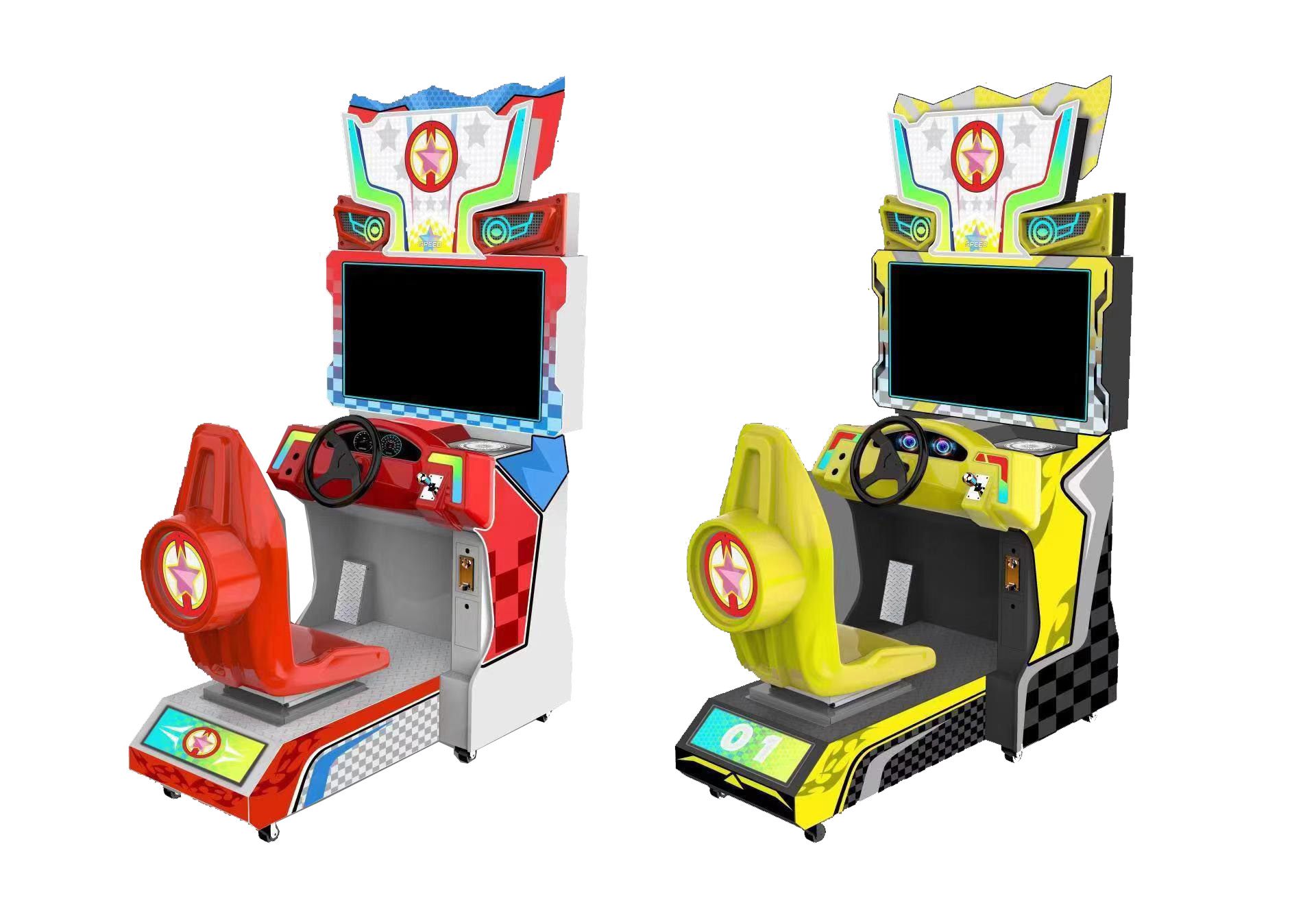 Dinibao 42 inch Trunk/Super Mario simulator coin operated racing car game machine