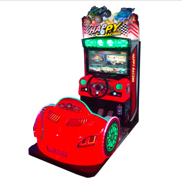 arcade 26 inch LCD Happy Racing game machine for kids