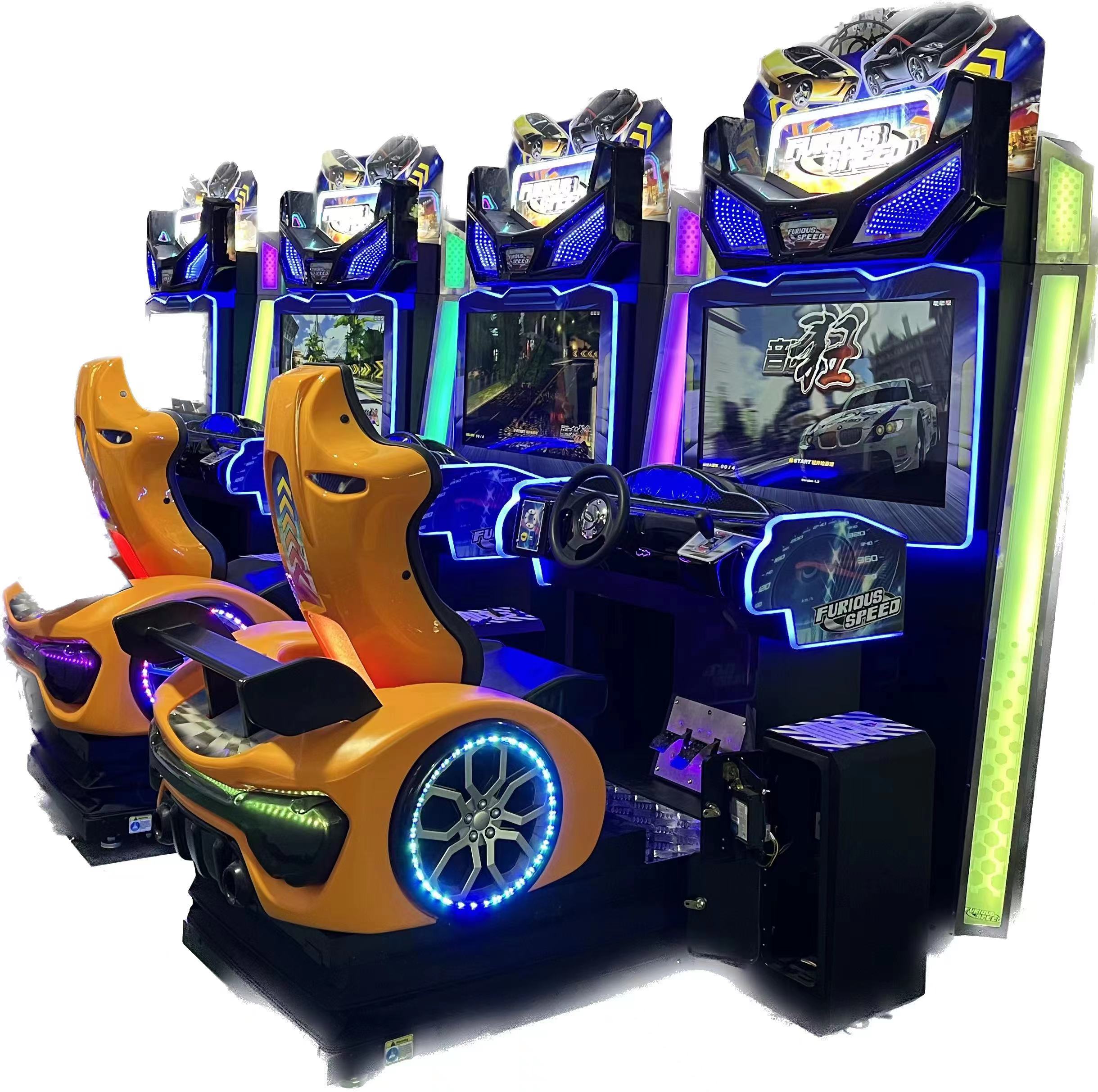 Wholesale coin operated Furious Speed car racing arcade video games machine simulator driving game