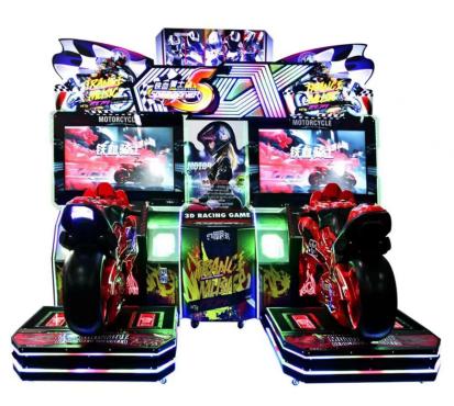 Hotselling motorcycle coin operated Simulator Dynamic Racing Moto racer arcade driving games machine