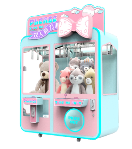 Dinibao Popular Double Cut Ur Prize Claw Game Machine For Sale