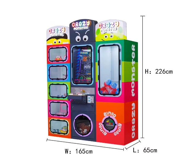Hot sale Indoor Amusement Machine Coin Operated Crazy Monster