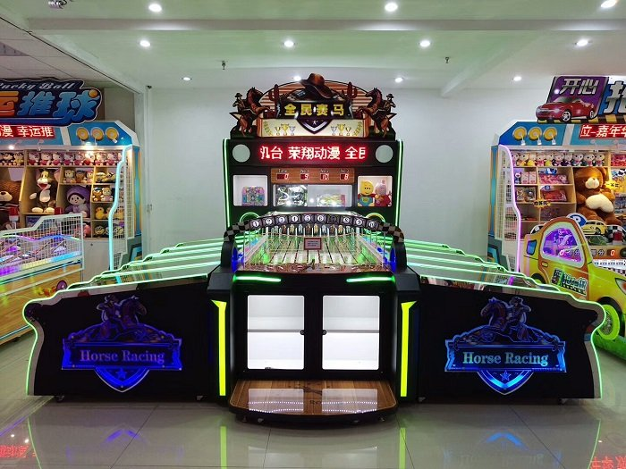 10 players Carnival Horse racing arcade game