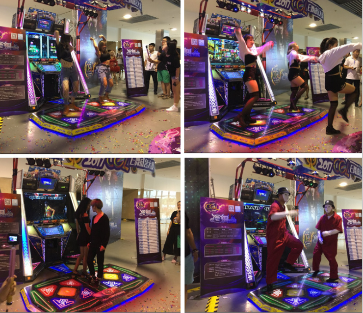 New style E-Dance Famous amusement game machine