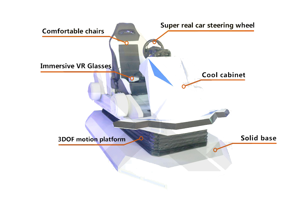 Speed Airship simulator 9D VR game machine