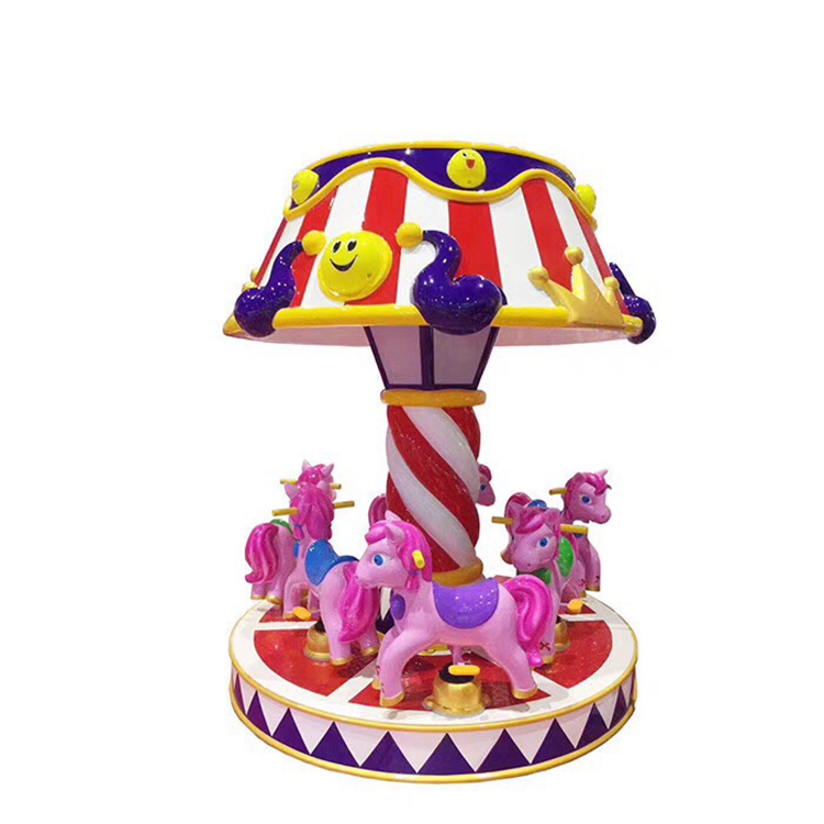 European Style 6 players carousel ride merry go round