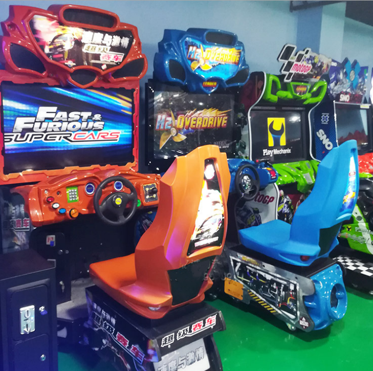 Wholesale coin operated FF fast furious car racing arcade video games machine simulator driving games