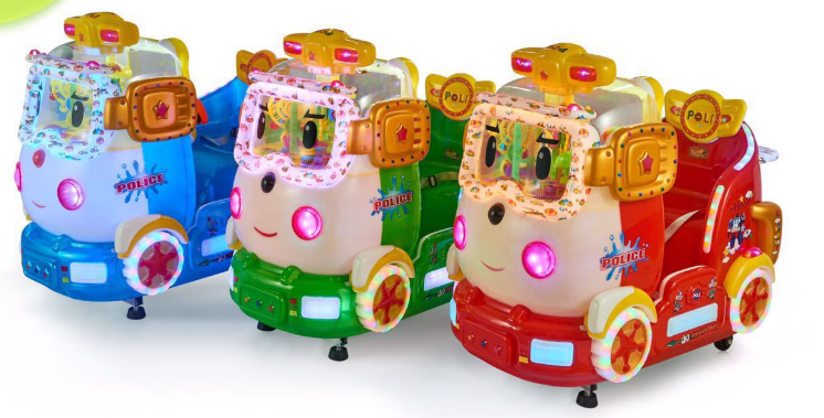 2020 Coin operated china amusement park coin operated police Wago kiddie ride machine