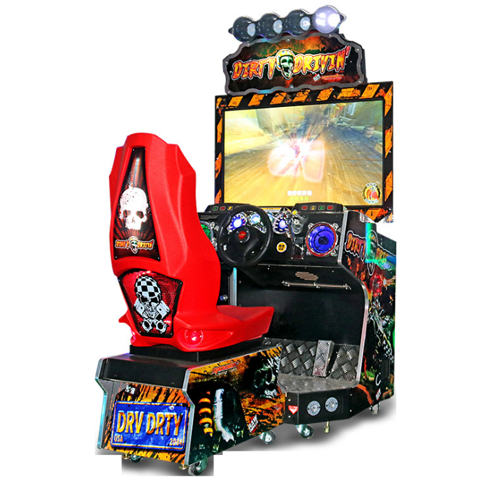 Coin operated 42 inch dirty driving simulator racing arcade game machine car driving games