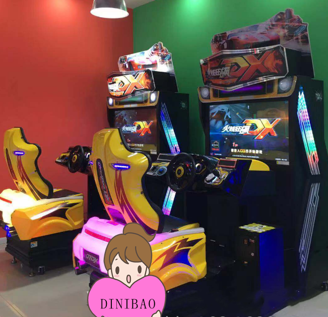 Dinibao coin operated 42 LCD overtake DX arcade driving game simulator racing arcade game machine