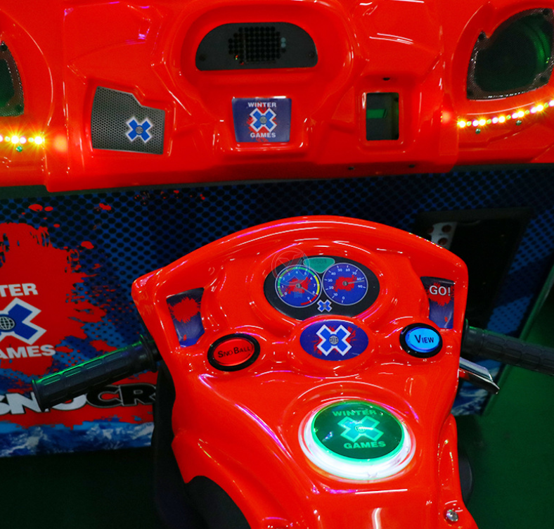 Amusement Snocross arcade snow motor simulator racing arcade video game machine