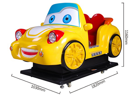 Hot sale angel car kiddie ride amusement game coin operated machine for sale