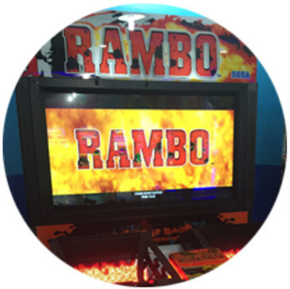 55 LCD coin opereted amusement rambo shooting games simulator gun shooting arcade game machine