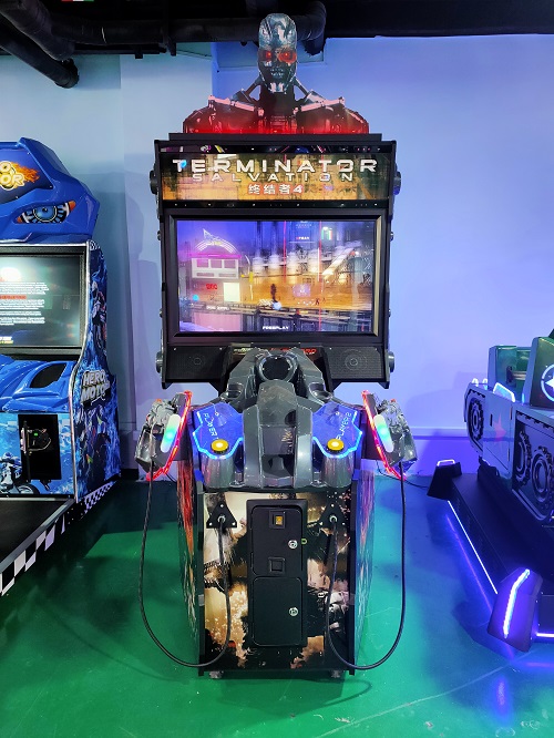42 LCD Terminator salvation game coin operated indoor amusement simulator gun shooting arcade games