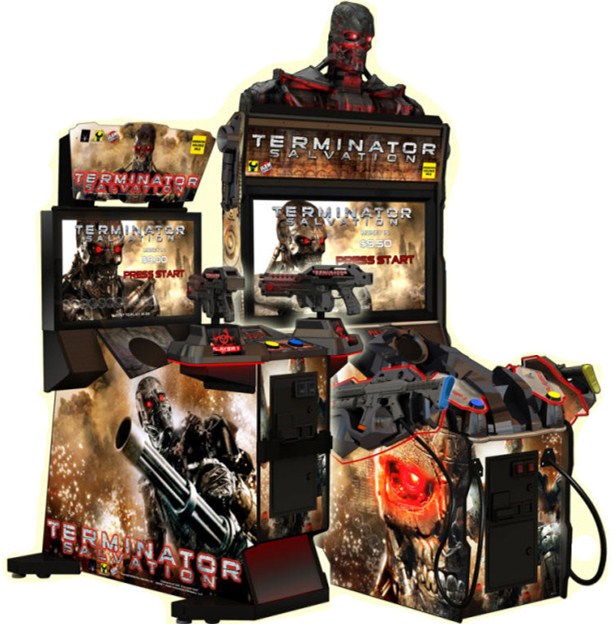 Wholesale 32 LCD Gun Shooting Simulator Terminator Salvation Arcade Game Machine For Game Center