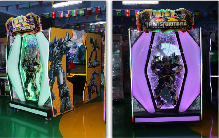 Indoor video arcade game transformers shooting machine simulator arcade gun game machine for Adults