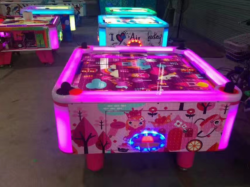 2020 cute style coin pusher arcade air hockey Pink Princess lottery games for sale