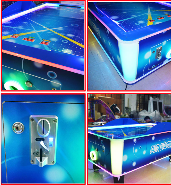 DNB coin pusher arcade air hockey game machine for sale