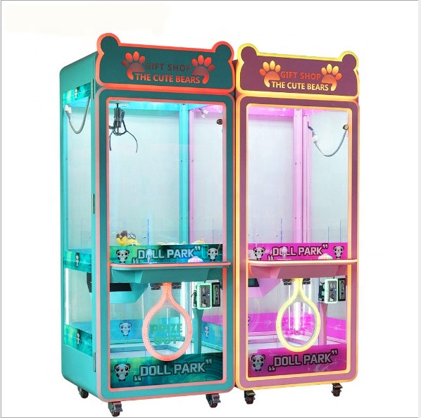 Hot sale coin operated grabber game machine Cute Bears for shopping mall