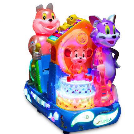 Cat and mouse kiddie ride machine wisdom amusement rides game machine